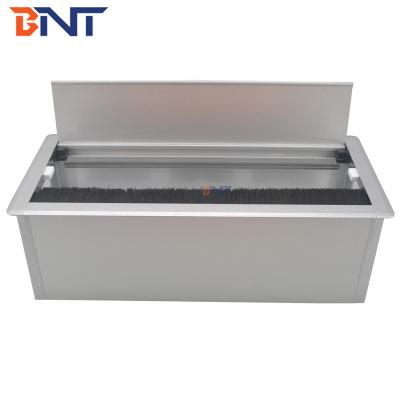 China Aluminum alloy cable grommet conference office table cable management box for sale