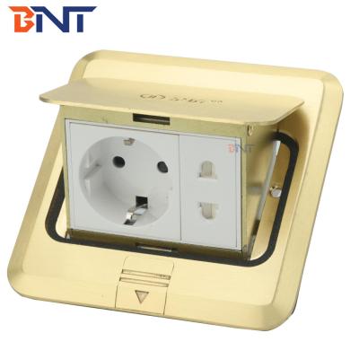 China Copper alloy material pop up floor outlet box for sale