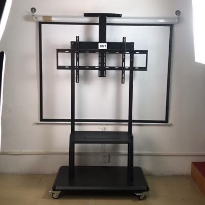 China US market hot selling support 60-75 inch touch tv mobile tv display stand for sale