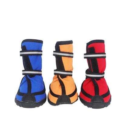 China Viable Border Dog Shoes Fall And Winter Rain Waterproof Large Dog Boots Dog Shoe Covers for sale