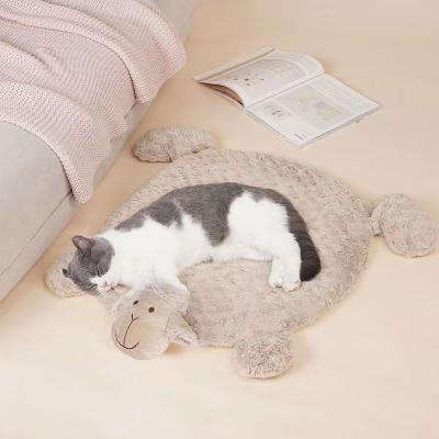 China Viable Sheep Train Cat Dog Mat Sleep Mat Pet Floor Mat Pad for sale