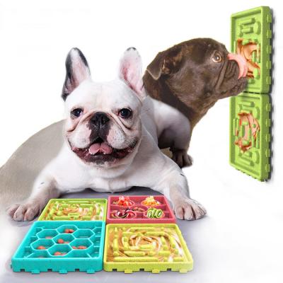 China Hot New Amazon Style Pet Bowls Chokeproof Viable Eat Dog Slow Bowl Slow Feeder for sale