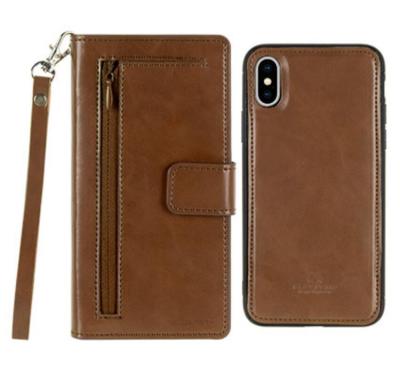 China Original Detachable Korea Brand Flip Case Mercury Goospery Hand Strap Wallet Flip Leather Case For Iphone 11R for sale