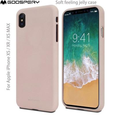 China Protect Original Mercury Goospery Soft Feeling Free Mobile Phone TPU Back Cover Cell Phone Shockproof Case For Iphone X Xs Max for sale