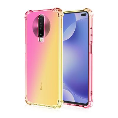 China shockproof & Fashion 1.5MM Airbag Gradient Phone Case For OPPO Reno 3 TPU Shockproof Case for sale