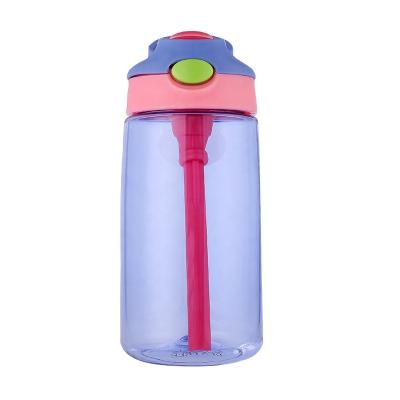 China 480ML viable version of the hearts sippy drop-proof cups of adult children's cups and girls. The plastic cups of the beautiful students are t easy for sale