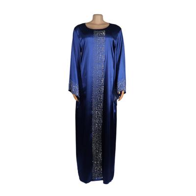 China Muslim Islamic Style Long Rhinestone Rhinestone Long Thobes Dress For Women for sale