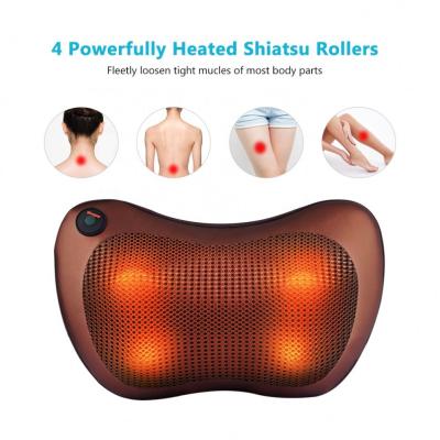 China Hot Selling Body Masajeador For Car Home Office Shiatsu Massage Pillow Gifts for sale