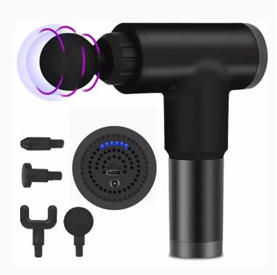 China 2022 Adjustable Body Thruster Body Thruster Percussion Massager Gun Logo Muscle Massage Gun Sports Percussion Massager Masajeador for sale