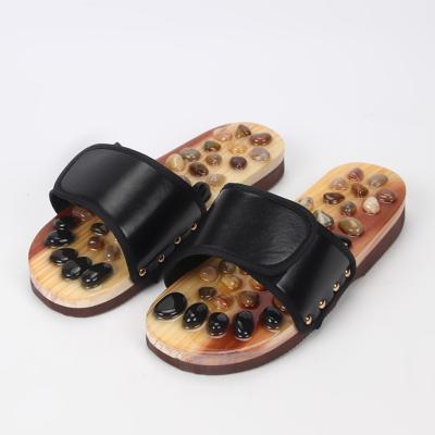 China Foot Massage Slippers Beads for Acupoint Health Care Home Unique Acupoint Foot Therapy Shoes Massage Slipper Gifts for Elderly for sale