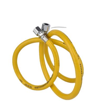 China Brass Nut Wholesale Brass Yellow Gas Hose Longevity PVC Nut Cng Rubber Air Hoses for sale