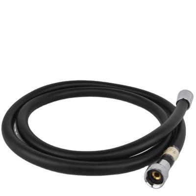 China 2021 New Modern Black Natural High Quality Rubber PVC Shower Hose Water Plumbing Hoses For Bathroom for sale