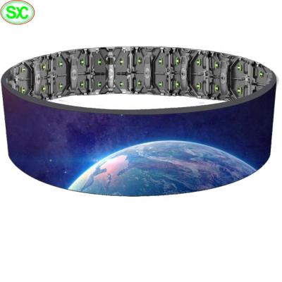 China Events stage advertising P3.91 P3 p5 indoor flexible led display screen gdx pantalla led video full sixe curved led screen 3.91 for sale