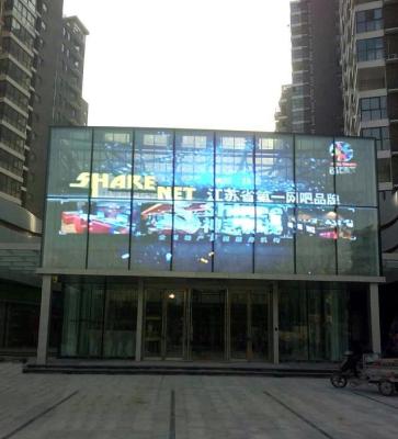 China P3.91 Indoor High Transparency Waterproof Indoor Mesh Panel Transparent Led Screen Display For Advertising for sale