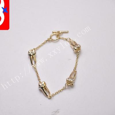 China China bracelet with teeth decors for dentist promotion gift and decors for sale