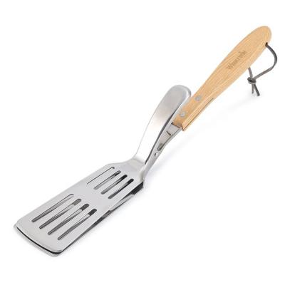 China 2 single use easily cleaned in 1 BBQ grilling spatula and tongs for outdoor grilling, multi purpose for sale