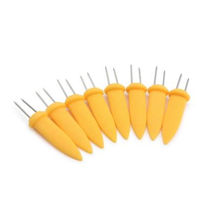 China Easily Cleaned Hot Sale BBQ 4 PC GRILL Stainless Steel Corn Rack Corn Cob Holders For Barbecue Corn for sale