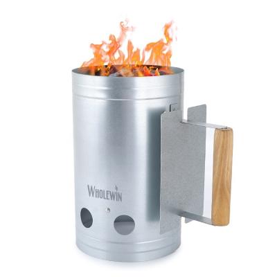 China Heat Resistance Frequent-Used Handle BBQ Charcoal Starter Charcoal Wood Fire Starter For BBQ Charcoal Lighting for sale