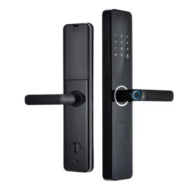 China Smart Electronic Fingerprint Password Digital Door Lock App ttlock Apartment Security Smart Finger Lock for Security Home for sale