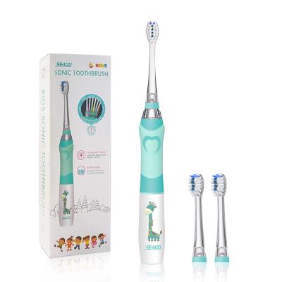 China Dupont Bristles SEAGO Nylon Wholesale Kids SG977 Kid Kids Electric Sonic Electric Toothbrush for sale