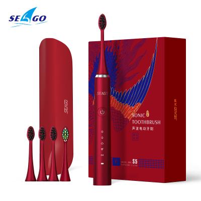 China USB Charging SEAGO 2021 NEW High Quality Soft Bristle Electric Toothbrush For Travel Use for sale