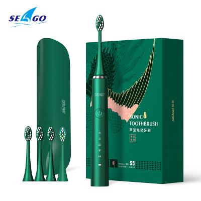 China Hotel SEAGO Wholesale Gift SG-972 Electric Toothbrush Sonic Toothbrush Set for sale