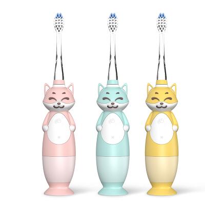 China SEAGO Battery Operated 2020 NEW Arrivial SG-2107 Kids Sonic Animal Silicone Electric Toothbrush For Kids for sale