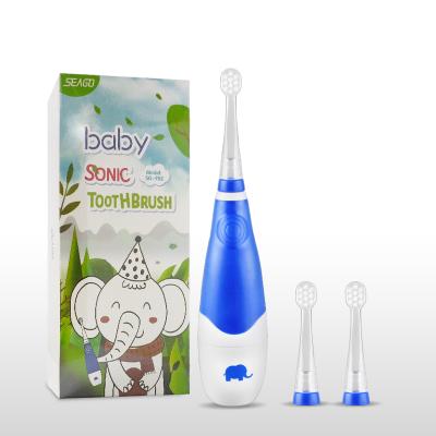 China SG902 factory direct wholesale battery operated baby electric sonic toothbrush for sale