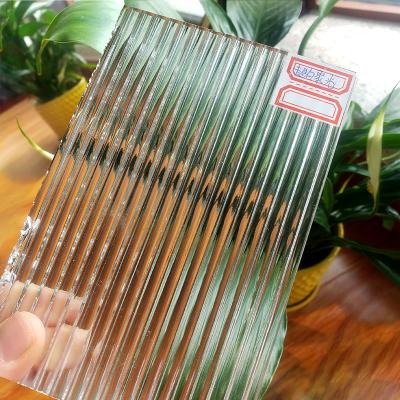 China Kitchen supplier hotsale 3mm-12mm pattern clear glass tinted sheet for sale