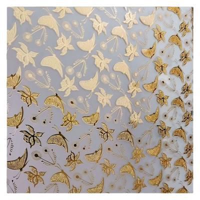 China Contemporary high quality clear UV printed glass decorative glass for sale