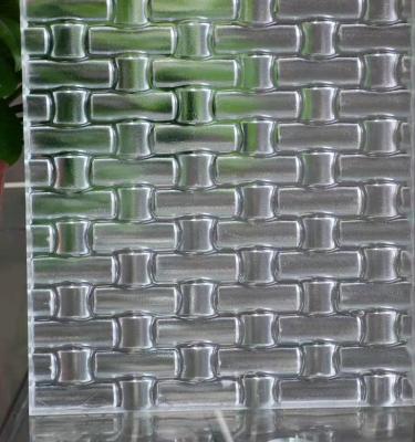 China Supermarket Manufacturer 6mm 8mm 10mm 12mm Decorative Glass Wholesale Hot-melt Glass Clear Tinted Fused Glass Sheet for sale