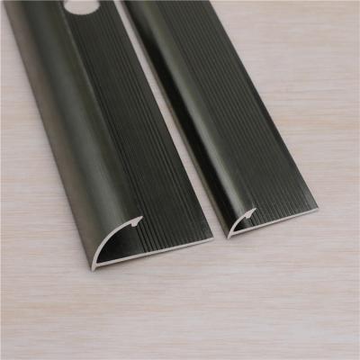 China Modern Niu Yuan Durable Anodizing Round Edge Aluminum Tile Trim for sale