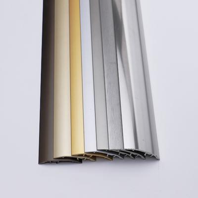 China Modern Material Aluminum Alloy Panel Strip Tile Edge Trim Floor Ledge Strips for sale