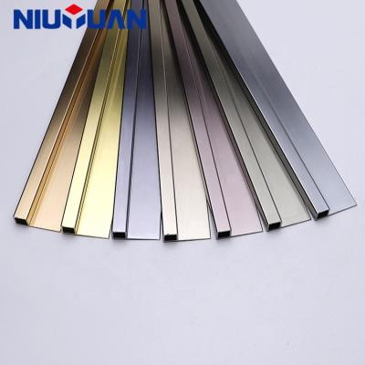 China Modern Square Tile Edge Free Sample Polished And Anodized Aluminum Trims for sale