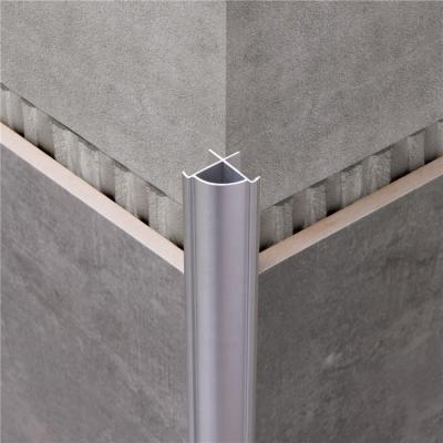 China Modern Easy Install Protective Edge Tile Corner To Trim Aluminum Tile Edge Trim for sale