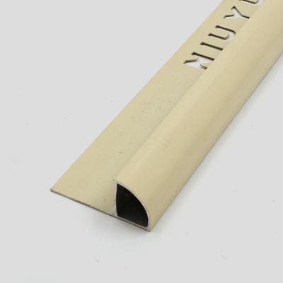 China Customized Modern Solution Curve Exclusive Line Anodized Metal Aluminum Ceramic Edge Protector for sale