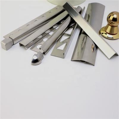 China Modern Niu Yuan Customized Different Shapes Decorative Tile Edge Trim Stainless Steel for sale