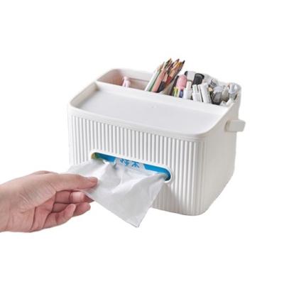 China Household Minimalist Creative Sundries Storage Box Paper Towel Storage Paper Extraction Tea Table Remote Control Table Matching Box for sale