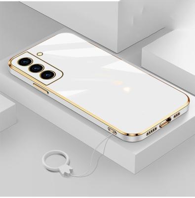 China Shockproof Luxury Plating Silicone Soft Case For Samsung Galaxy A72 A52 4G 5G A 52 72 Phone Plastic Frame Shell Full Back Cover Silicon TPU for sale