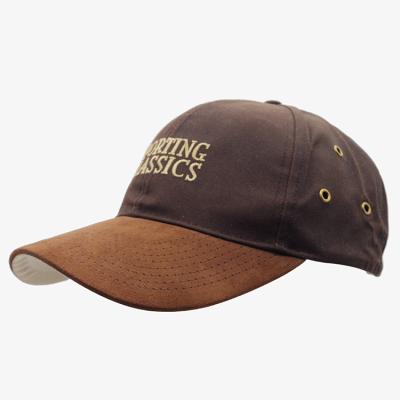 China JOINT Logo Mens Vintage Outdoor Sport Hat Brown Custom Embroidered Baseball Cap for sale