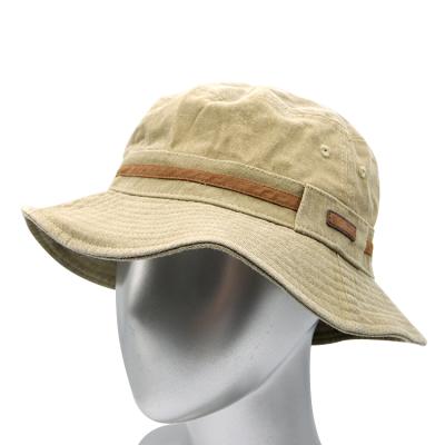 China Wholesale Custom Solid Color 100% Cotton Twill Logo Fisherman Hat Olive Bucket Hats for sale