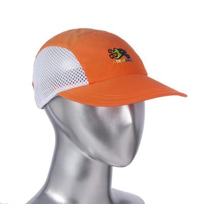 China 5 Mesh JOINT Panel 100% Polyester Outdoor Custom Cycling Taslon Hat With P-TECH STRAP for sale