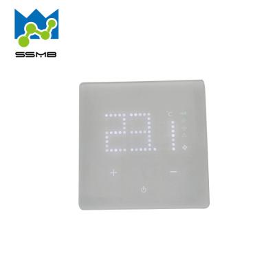 China Modern Digital Floor Water Thermostatic Valve Electric Heating Thermostat for sale