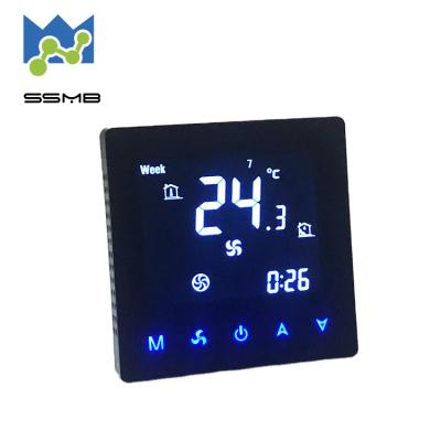 China Touch Screen Room Air Conditioner Multi Function Keycard Wifi AC Smart Thermostat for sale