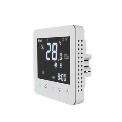 China Modern air conditioner modbus touch screen room thermostat programmable lcd display for sale