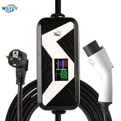 China AC 20A EV AC Charger Wall Home Charging Box GBT Plug In Home Edition Fast Charging Station with 5m Cable for Portable Use for sale