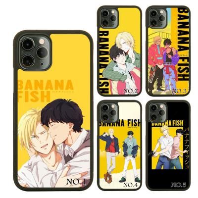 China Fashion Anime Shockproof Modern Banana Fish Rubber Cell Phone Cases For iPhone 11 12 13 pro Max Accessories for sale