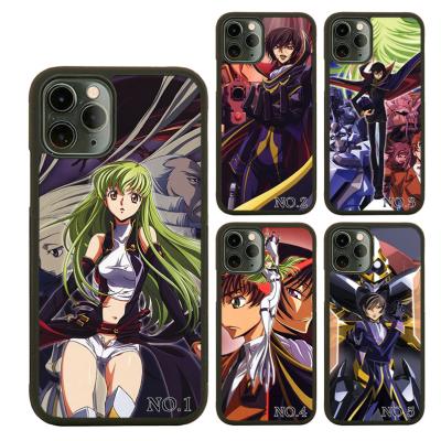 China Classic Japanese Anime Code Geass Shockproof Design TPU+PC Mobile Phone Case For iPhone 11 12 13 pro Max Cover for sale