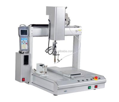 China PCB Soldering Double Deck Desktop 3 Axis Automatic PCB Soldering Machine for sale