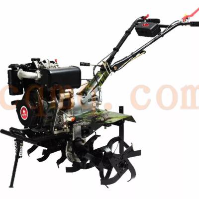 China MeiQI 9hp 10hp 12hp 186 XE diesel engine power tiller plow tiller (factory luxrury handle with electr. start) new for sale